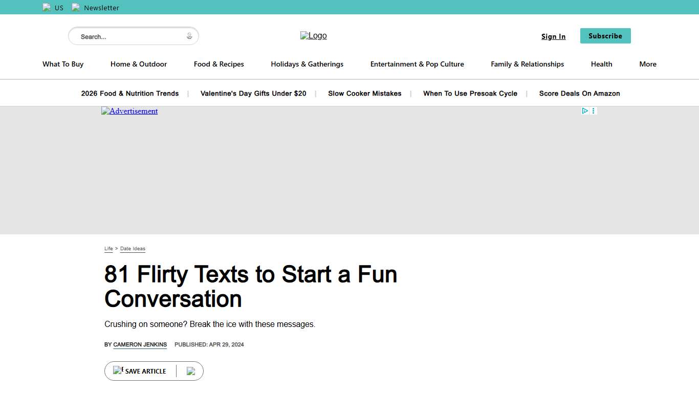 81 Best Flirty Text to Send to Your Crush